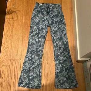 Gap x Loveshack Fancy 70’s flare high rise jeans size 28